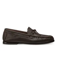 Stuart Weitzman Montauk Tie Moc - Mann  Dunkelbraun Dunkelbraun