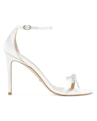 Stuart Weitzman Nudist Sw Bow 100 Sandal - Frau Sandalen Weiss Weiss