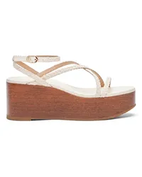 Stuart Weitzman Wovette Wedge - Frau Keilabsatzschuh Seashell/walnuss Seashell