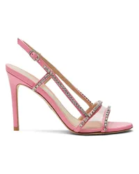 Stuart Weitzman Mondrian Glam 100 Sandal - Frau  Pink Pink