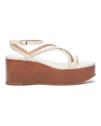 Stuart Weitzman Wovette Wedge - Frau  Seashell/walnuss Seashell