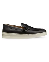 Stuart Weitzman Hamptons Buckle Loafer - Mann  Schwarz Schwarz