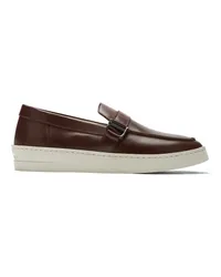 Stuart Weitzman Hamptons Buckle Loafer - Mann Loafers Dunkelbraun Dunkelbraun