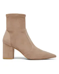 Stuart Weitzman Stuart 75 Block Stretch Bootie - Frau Stiefel Und Stiefeletten Kaschmir Kaschmir