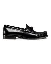 Stuart Weitzman Lottie Bow Loafer - Frau Loafer Und Flache Schuhe Schwarz Schwarz