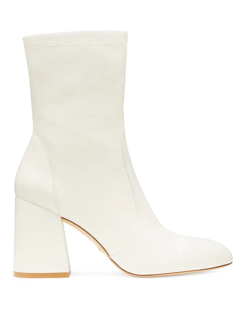 Stuart Weitzman Flareblock 85 Stretch Bootie - Frau  Cremefarben Cremefarben