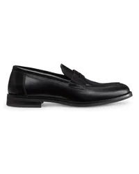 Stuart Weitzman Sw Club Classic Penny Loafer - Mann Loafers Schwarz Schwarz