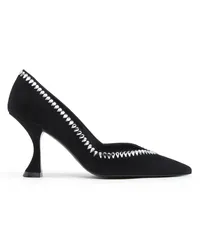 Stuart Weitzman Gemcut Xcurve 85 Pump - Frau  Schwarz Schwarz