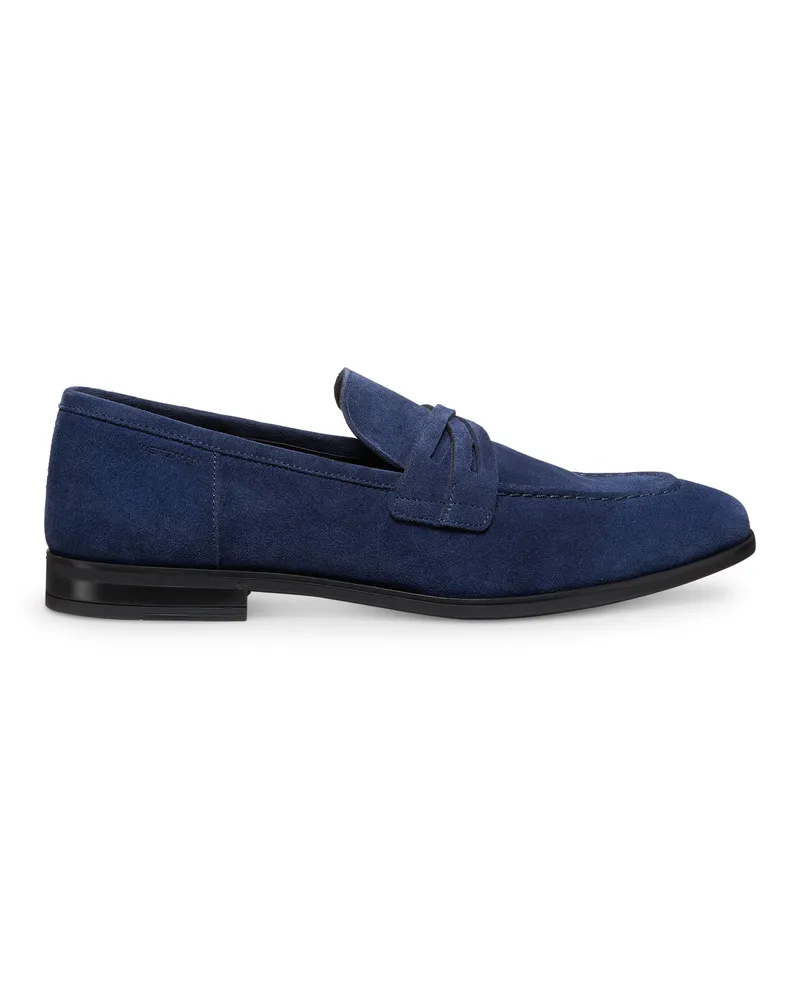 Stuart Weitzman Simon Crisscross Loafer - Mann Loafers Blau Blau