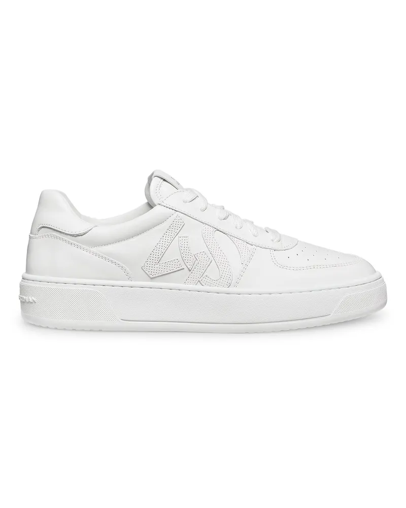 Stuart Weitzman Sw Courtside Monogram Sneaker - Frau Sneakers Weiß Weiß