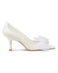 Stuart Weitzman Blushing Bow 75 Pump - Frau Pumps Und Slingback Creme/weiss Creme