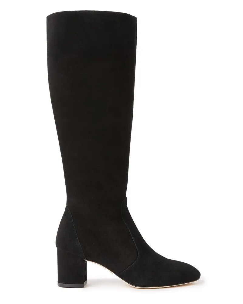 Stuart Weitzman Yuliana 60 Knee-high Zip Boot - Frau Stiefel Und Stiefeletten Schwarz Schwarz