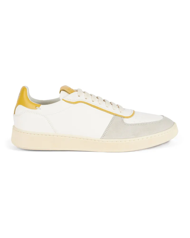 Stuart Weitzman Sw Derby - Frau Sneakers Hell Grau/weiß/gelb Hell