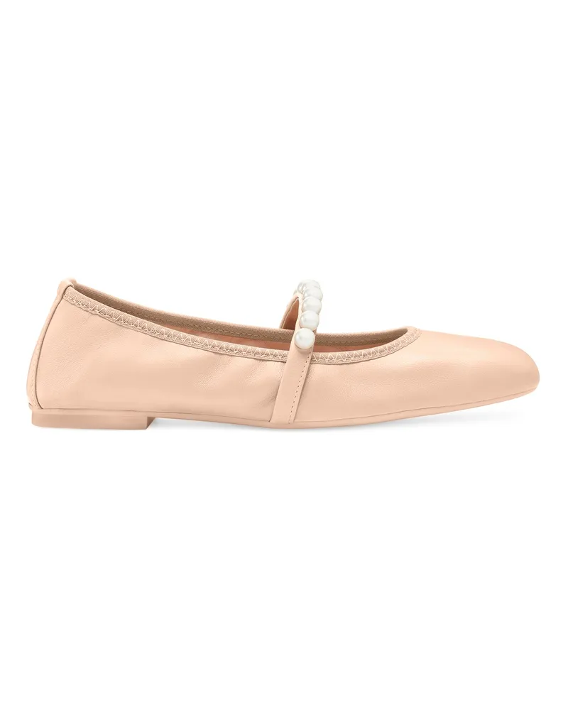 Stuart Weitzman Goldie Ballet Flat - Frau Loafer Und Flache Schuhe Puder Puder