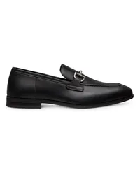 Stuart Weitzman Simon Twistbit Loafer - Mann Loafers Schwarz Schwarz