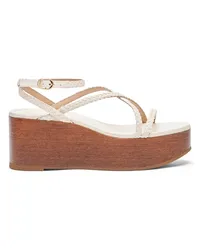 Stuart Weitzman Wovette Wedge - Frau Keilabsatzschuh Seashell/walnuss Seashell