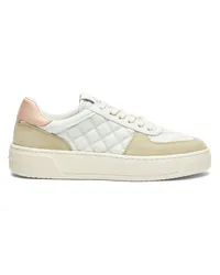 Stuart Weitzman Sw Courtside Sleek Sneaker - Frau Sneakers Light Beige/white/nude Light