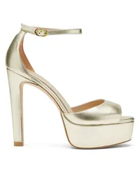 Stuart Weitzman Discoplatform Sandal - Frau Sandalen Platin Platin