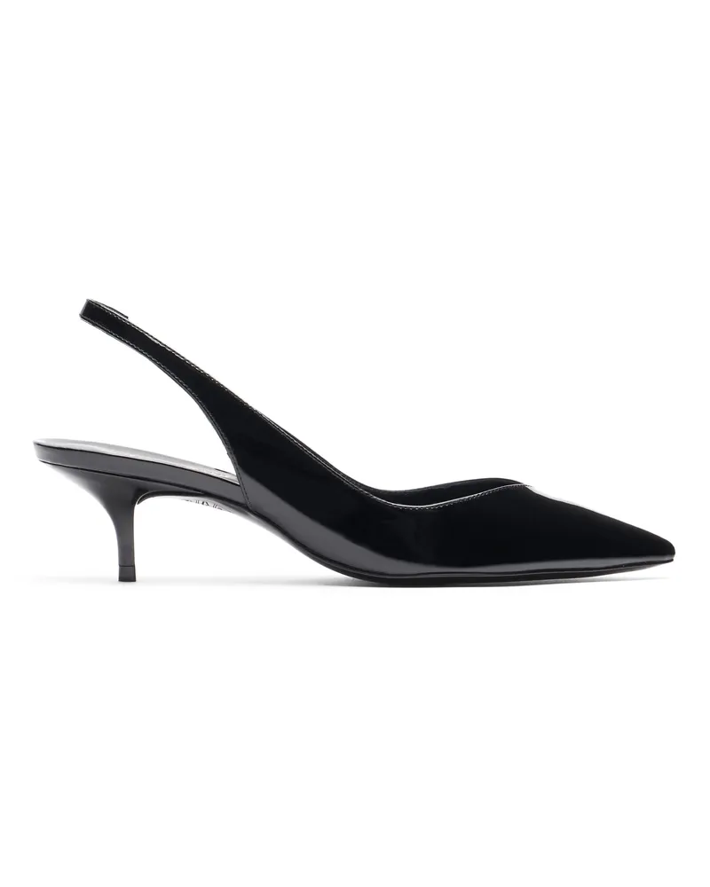 Stuart Weitzman Eva 50 Slingback - Frau Pumps Und Slingback Schwarz Schwarz