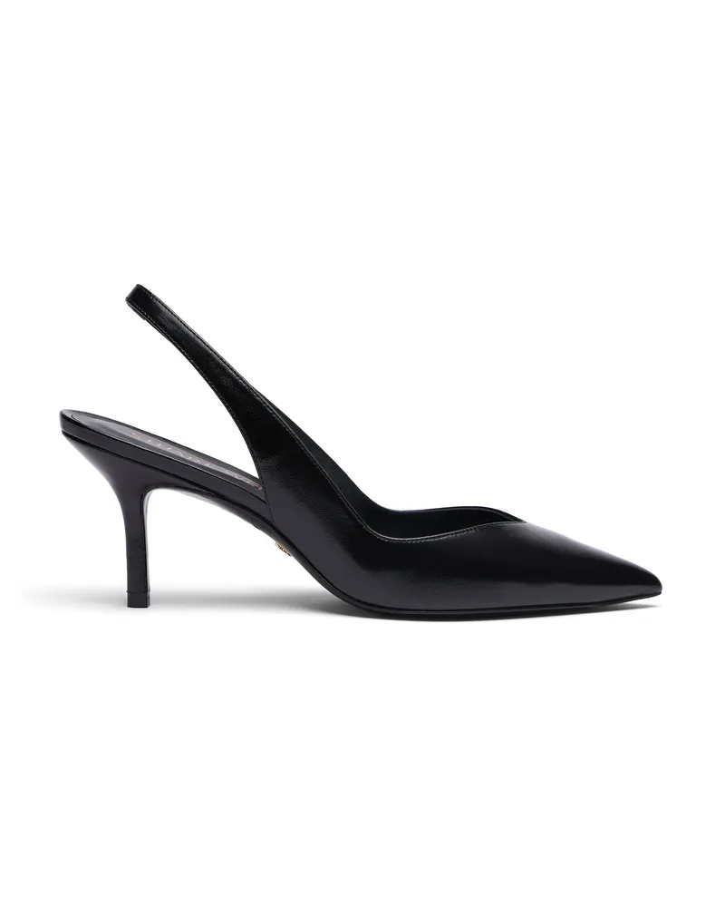 Stuart Weitzman Eva 75 Slingback - Frau Pumps Und Slingback Schwarz Schwarz