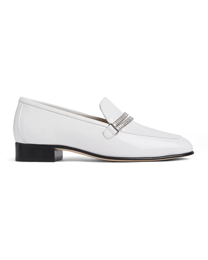 Stuart Weitzman Superglam Loafer - Frau  Weiss Weiss