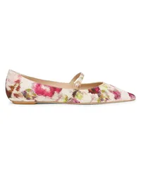 Stuart Weitzman Emilia Mary Jane Flat - Frau Loafer Und Flache Schuhe Pink Multi Pink