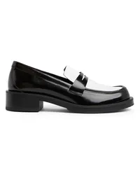 Stuart Weitzman Palmer Bold Loafer - Frau  Schwarz/weiss Schwarz