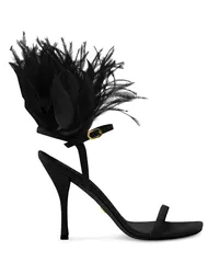 Stuart Weitzman Plume 100 Sandal - Frau  Schwarz Schwarz