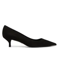 Stuart Weitzman Stuart Kitten Pump - Frau Pumps Und Slingback Schwarz Schwarz