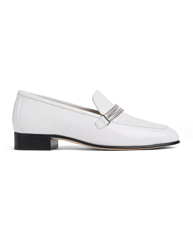 Stuart Weitzman Superglam Loafer - Frau  Weiss Weiss