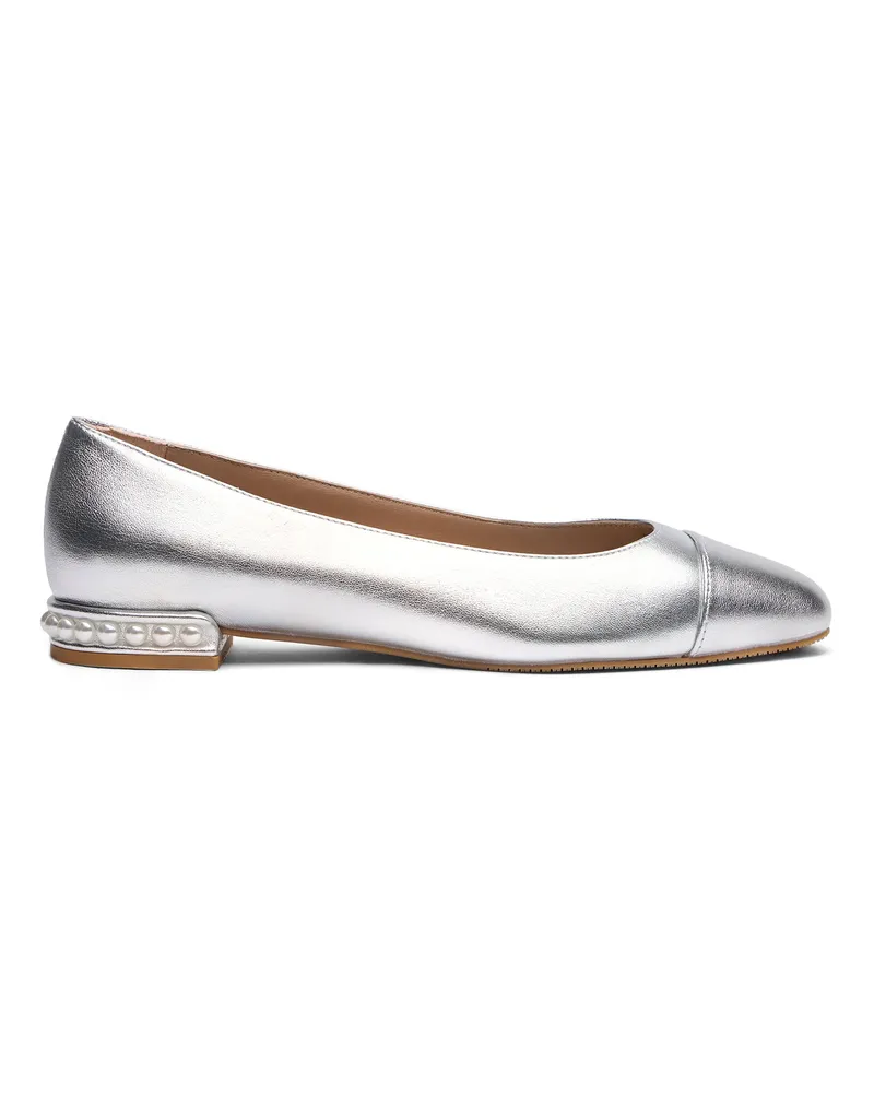 Stuart Weitzman Pearl Flat - Frau Loafer Und Flache Schuhe Silber Silber