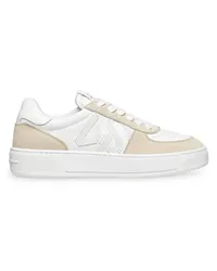 Stuart Weitzman Sw Courtside Monogram Sneaker - Frau  Weiß/hellbeige Weiß