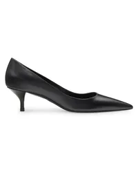 Stuart Weitzman Stuart Kitten Pump - Frau Pumps Und Slingback Schwarz Schwarz