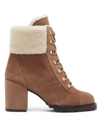 Stuart Weitzman Kolbie Ii Block Chill Bootie - Frau  Taupe Taupe