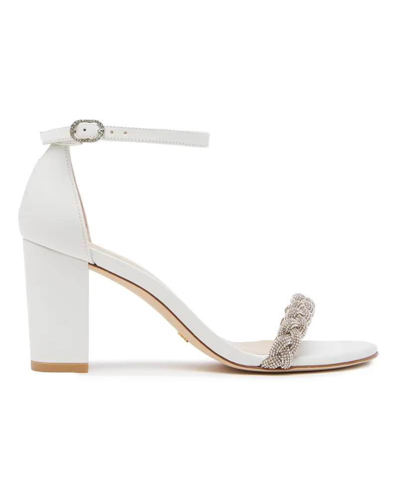 Stuart Weitzman Nearlynude Highshine Sandal - Frau Sandalen Weiß Weiß