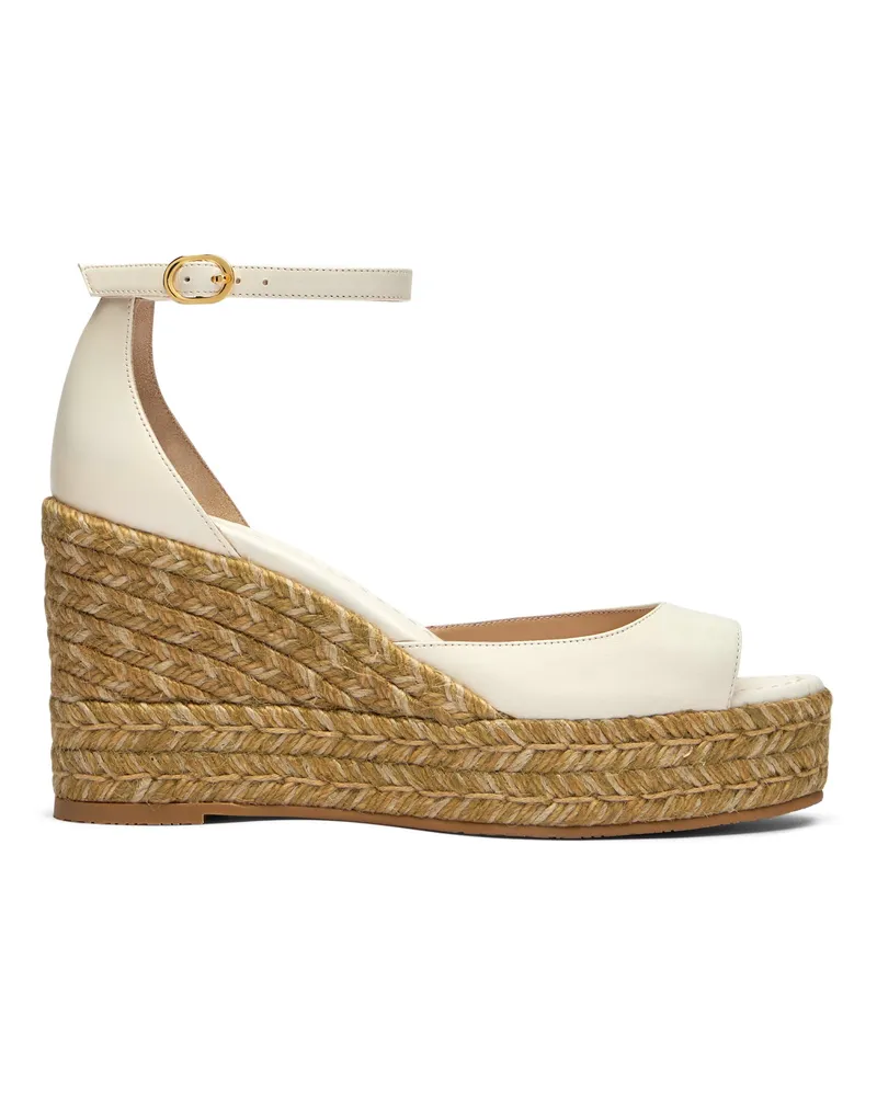 Stuart Weitzman Nudistia Espadrille Wedge - Frau Keilabsatzschuh Sahne Sahne