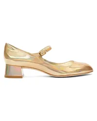 Stuart Weitzman Vivienne 35 Mary Jane - Frau Pumps Und Slingback Platin Platin