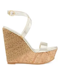 Stuart Weitzman 5050 Wedge Sandal - Frau  Silber Silber