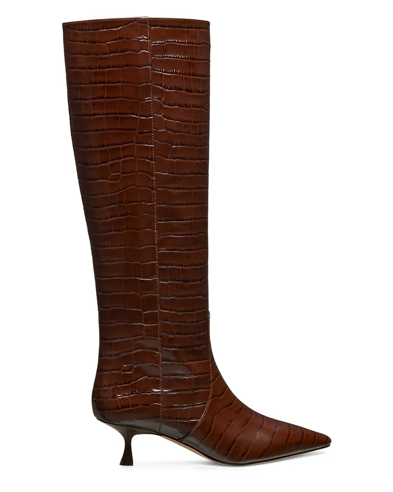 Stuart Weitzman Naomi 50 Boot - Frau Stiefel Und Stiefeletten Walnut Walnut