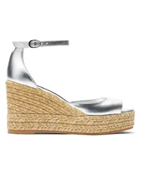 Stuart Weitzman Nudistia Espadrille Wedge - Frau  Silber Silber