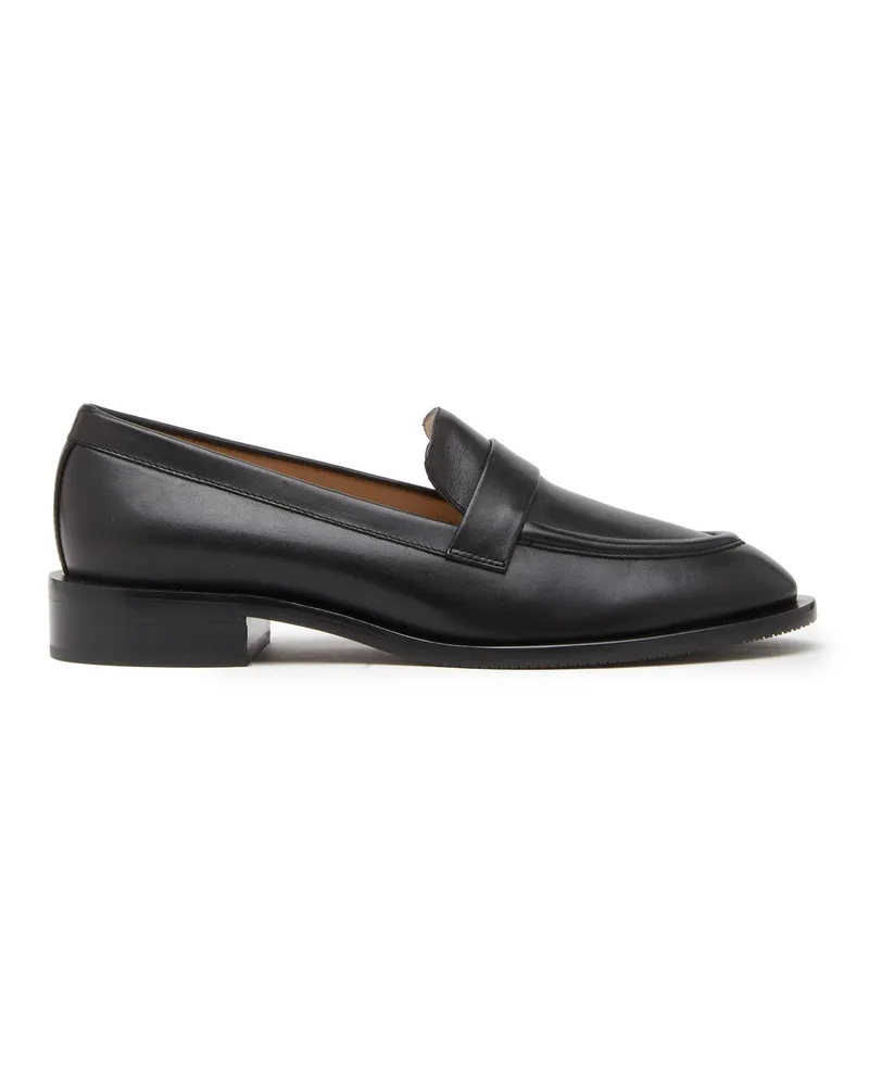 Stuart Weitzman Palmer Sleek Loafer - Frau Loafer Und Flache Schuhe Schwarz Schwarz