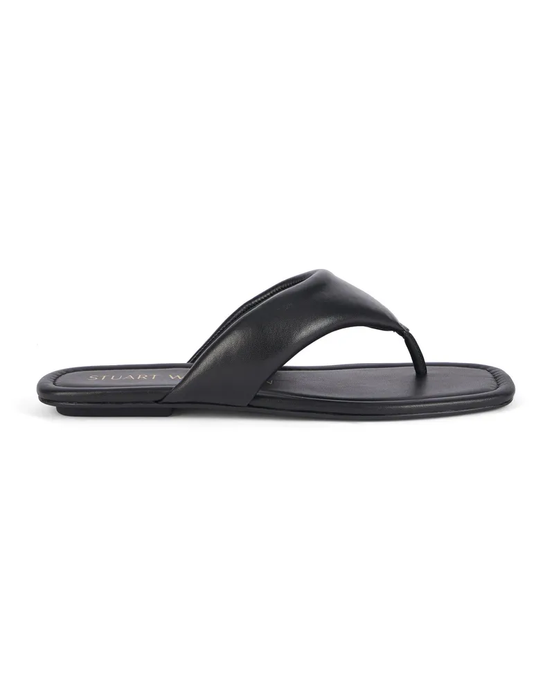 Stuart Weitzman Maui Flip Flop - Frau  Schwarz Schwarz