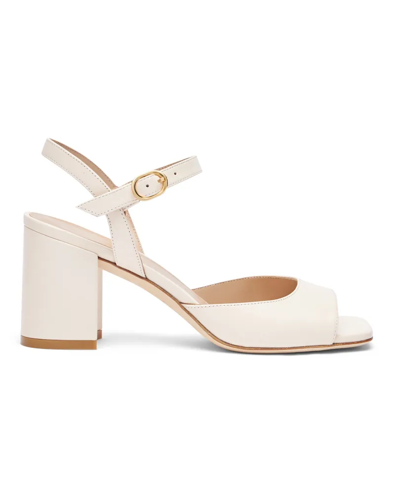 Stuart Weitzman Tia 75 Block Sandal - Frau Sandalen Seashell Seashell