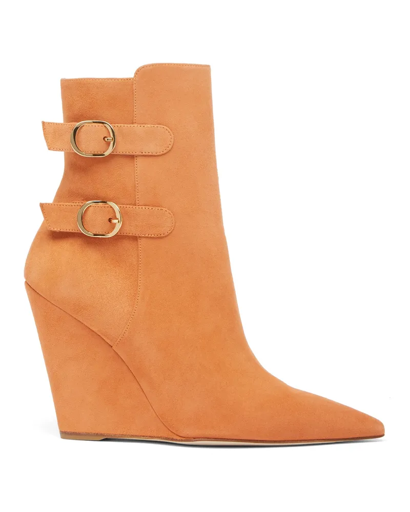 Stuart Weitzman Saloon 100 Wedge Bootie - Frau  Apricot Apricot