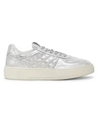 Stuart Weitzman Sw Courtside Sleek Sneaker - Frau Sneakers Silber Silber