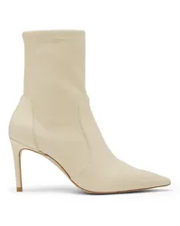 Stuart Weitzman Stuart 85 Stretch Bootie - Frau Stiefel Und Stiefeletten Vanille Vanille