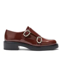 Stuart Weitzman Leighton Monk Strap - Frau Loafer Und Flache Schuhe Hazelnuss Hazelnuss