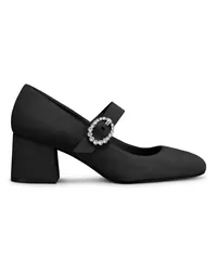 Stuart Weitzman Sloane 60 Mary Jane - Frau Pumps Und Slingback Schwarz Schwarz