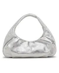 Stuart Weitzman Moda Mini Hobo Bag - Frau  Silber Silber