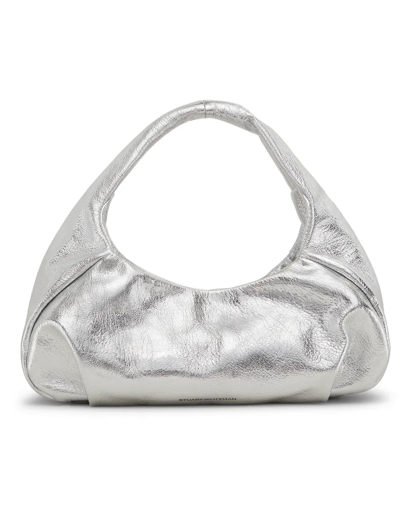 Stuart Weitzman Moda Mini Hobo Bag - Frau  Silber Silber